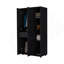 Armoire noire à 1 tiroir