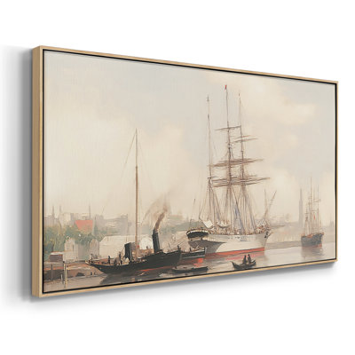 Nautical Series-XL- Framed Gallery Wrapped Canvas -Ready to Hang