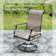 Rectangle Outdoor Patio Dining Set Expandable Heavy Duty Metal Table With Sling Chairs
