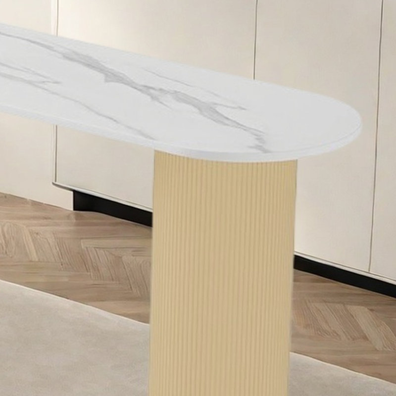 Hillhouse, 41.3"H x 55.1"L x 15.7"W, Gold/White