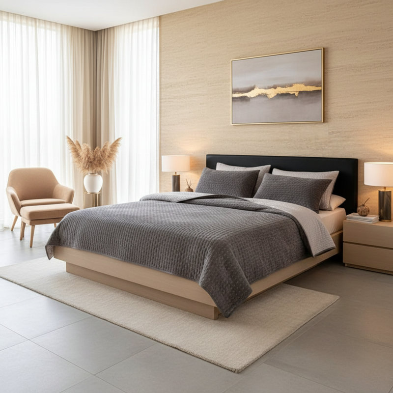 Ensemble de housse de couette, Housse de couette très grand et 2 taies