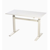 47" Tech Desk Standing And Adjustable Desk In White