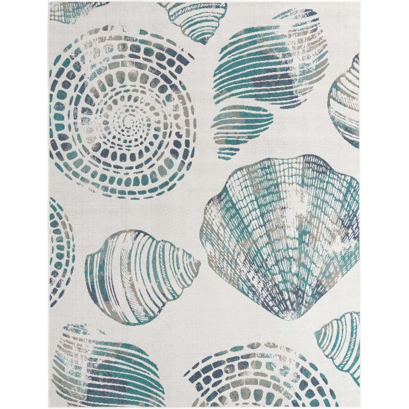 Amaranthine Indoor / Outdoor Rug, Rectangle 7'10" x 10'