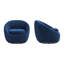 Fauteuil d'appoint pivotant rembourré-612942838