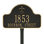 Lexy 3-Line Lawn Address Sign