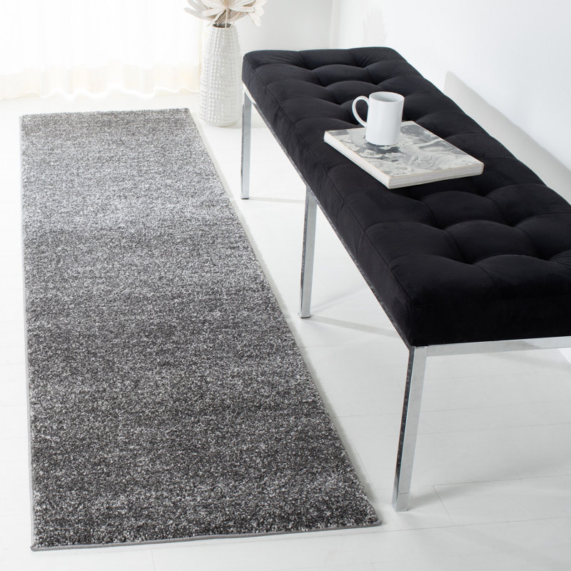 Retro 500 Performance Solid Color Rug, Runner 2'2" x 8'