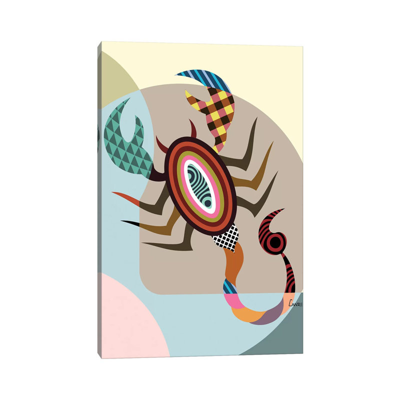 «Scorpio Zodiac» par Lanre Studio, impression sur toile tendue, H 26 po x l 18 po x 1,5 po