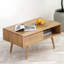 Table basse moderne simple en bois massif-106443212