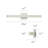 Modern 1-Light Dimmable Linear LED Vanity Light
