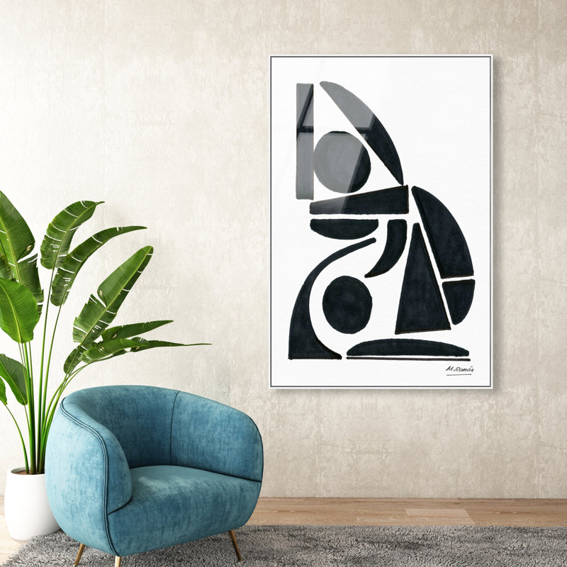 Manuel Roman - Abstracto High-Gloss Frameless Acrylic Glass Wall Art Abstract Print by Oliver Gal, Ready to Hang, 10 x 15