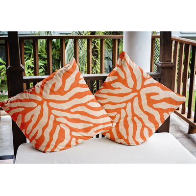 Animal Stripe Indoor/Outdoor Throw Pillow