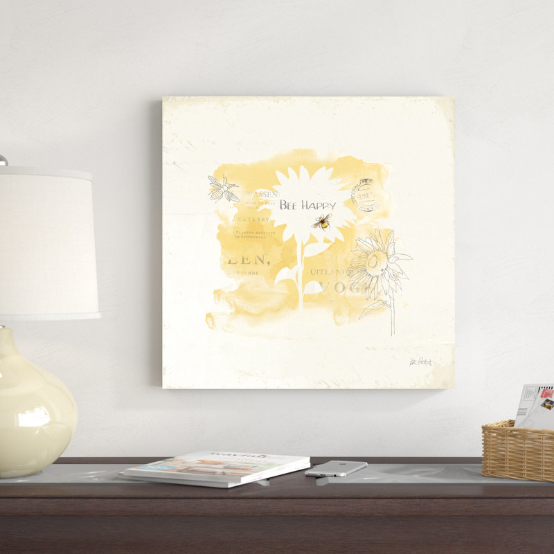 Abeille et abeille, H 20 po x l 20 po x P 1,25 po