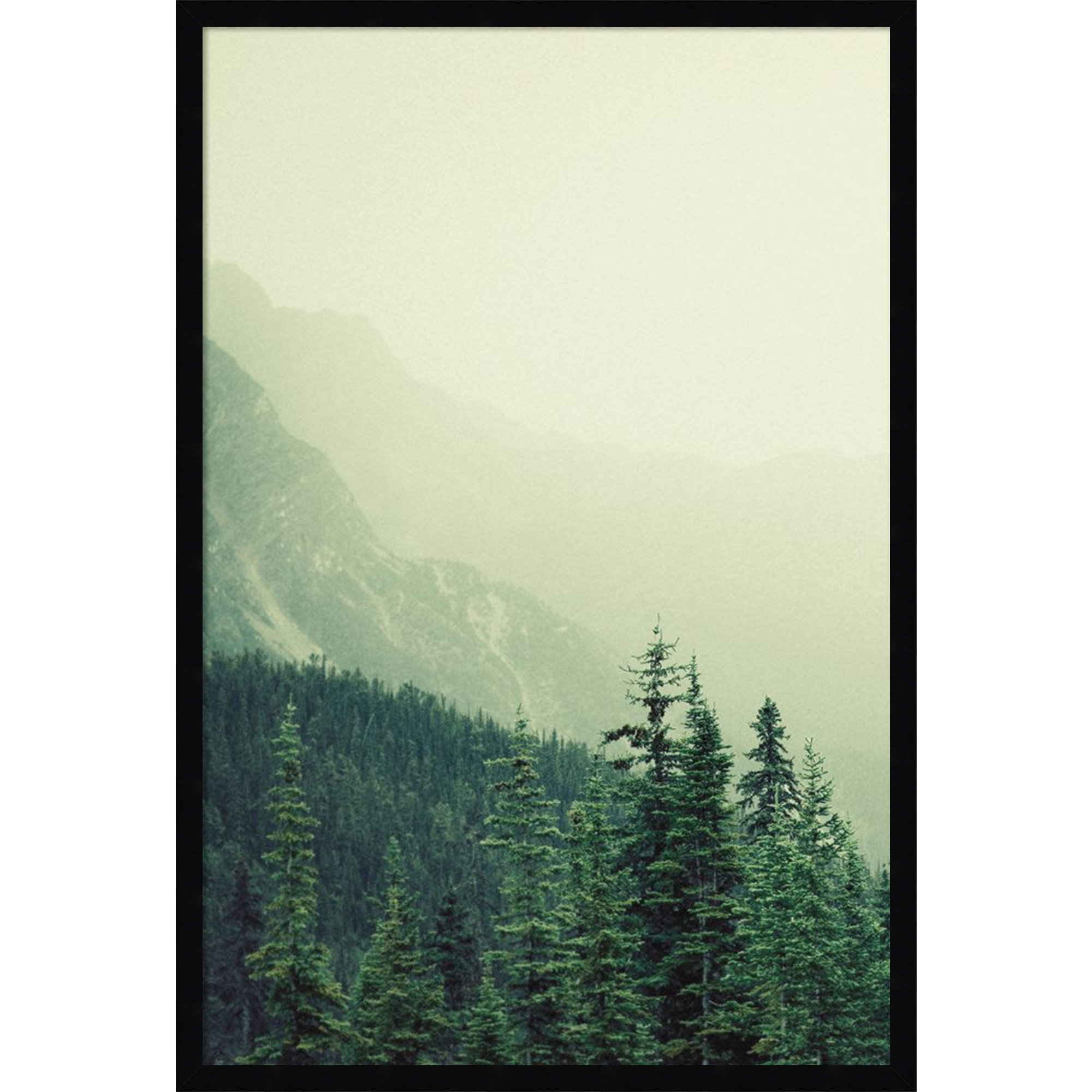 Rocky Mountain by Lynann Colligan, Black, 33" H x 23" W x 1" D