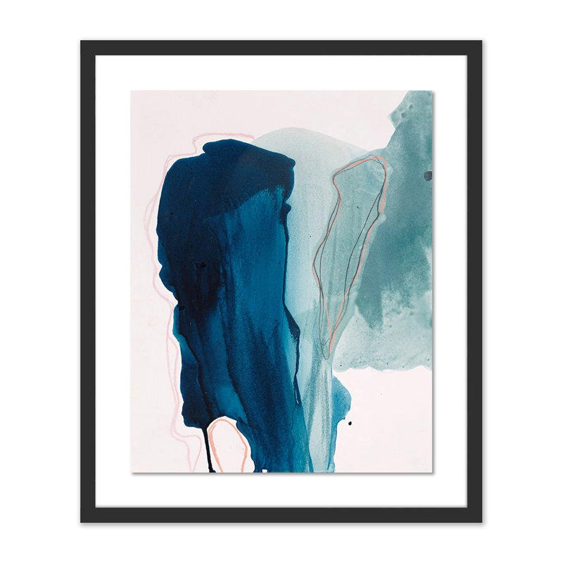 Depth by Kim Whiteside, 24" H x 20" W x 1.5" D, Black