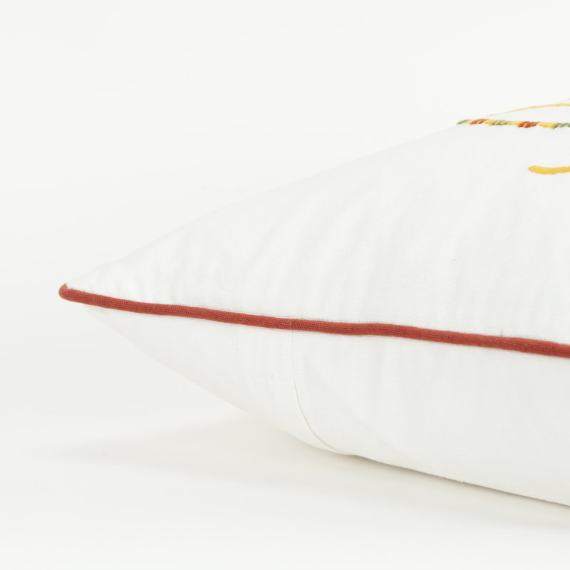 Housse et insert de coussin carré en coton 