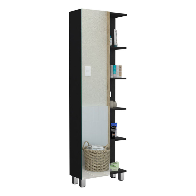 Armoire à linge Urano, Noir