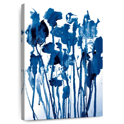 Avery Navy Flowers