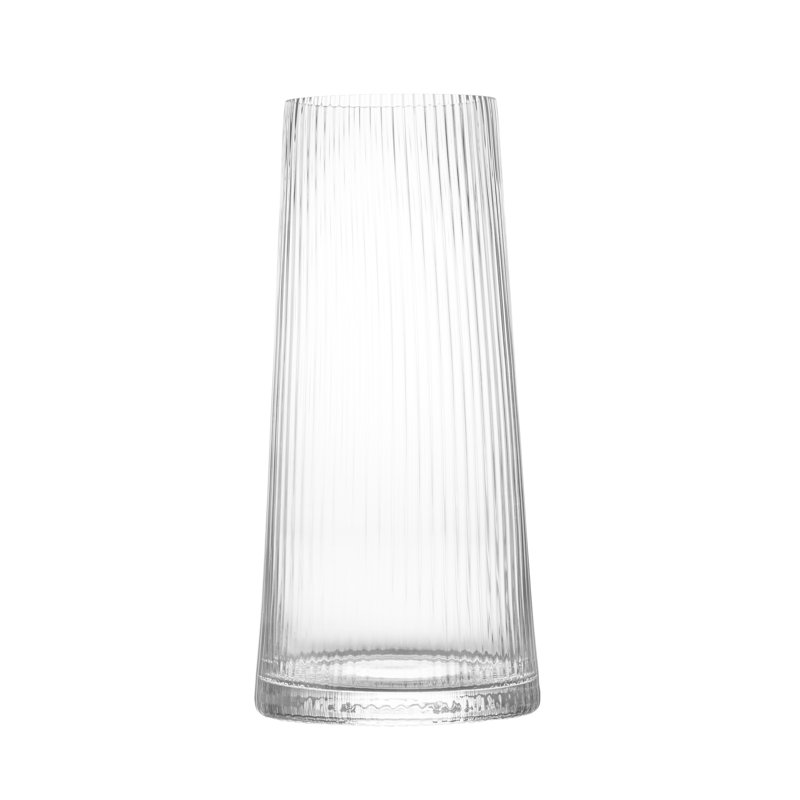 Empire Handmade Glass Table Vase, Clear