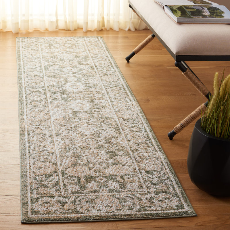 Vintage Look Area Rug, Runner 66 X 244