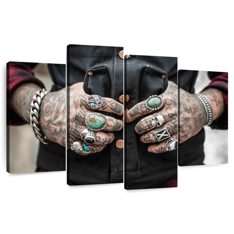 Senne Tattoos, 22" H x 36" W