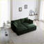 Canapé modulaire 4 pièces modulaire avec repose-pieds pour un usage familial | Vert sauge | Chenille-928968413