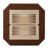 Cherry Finish Reversible Chess Checker Game Table w/Game Tray (Chess Fingures Not Included)