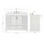 Ensemble de meuble-lavabo simple 49 po Abshire-93359254