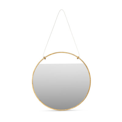 Round Metal Wall Mirror