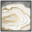 «Abstract Silver Gold Agate Geode Crystals», reproduction d'art graphique sur toile-1790379034-1878393173
