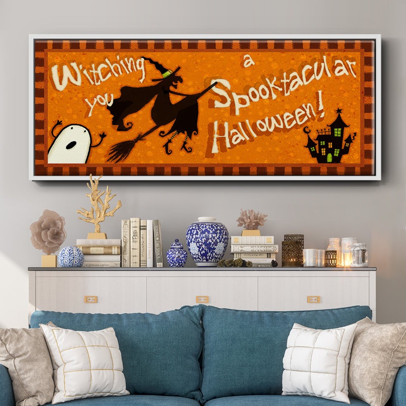 Spooktacular Collection D- Framed Canvas