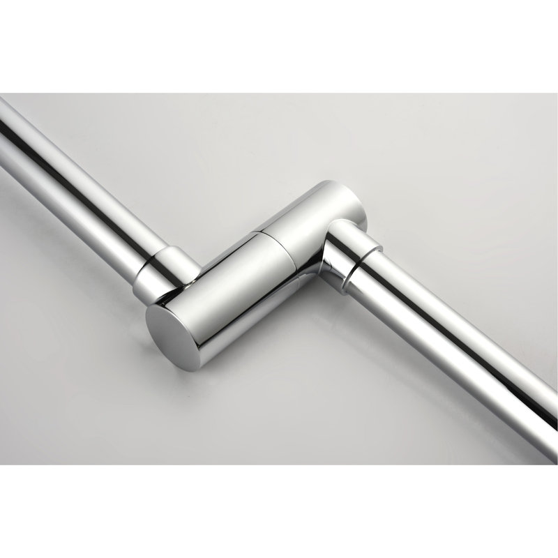 Pot Filler Faucet - Brass Material, Plating, Feature Foundation, , Quiet Flow, Silver