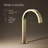 Components Bathroom Sink Spout with Ribbon Design-124974588