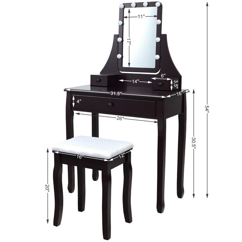 Wegate Vanity, Brown