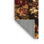 Tapis orange / brun en chenille / polyester tissé à la machine Nari-1218839623