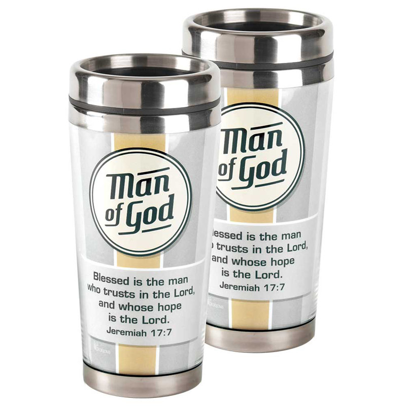 Tasse de voyage en acier inoxydable 16 oz