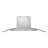 Cosmo 36 in. Vista Collection Ducted Wall Mount Range Hood, Button Controls, LED Lights, Permanent Filters, Stainless Steel 668A Series 