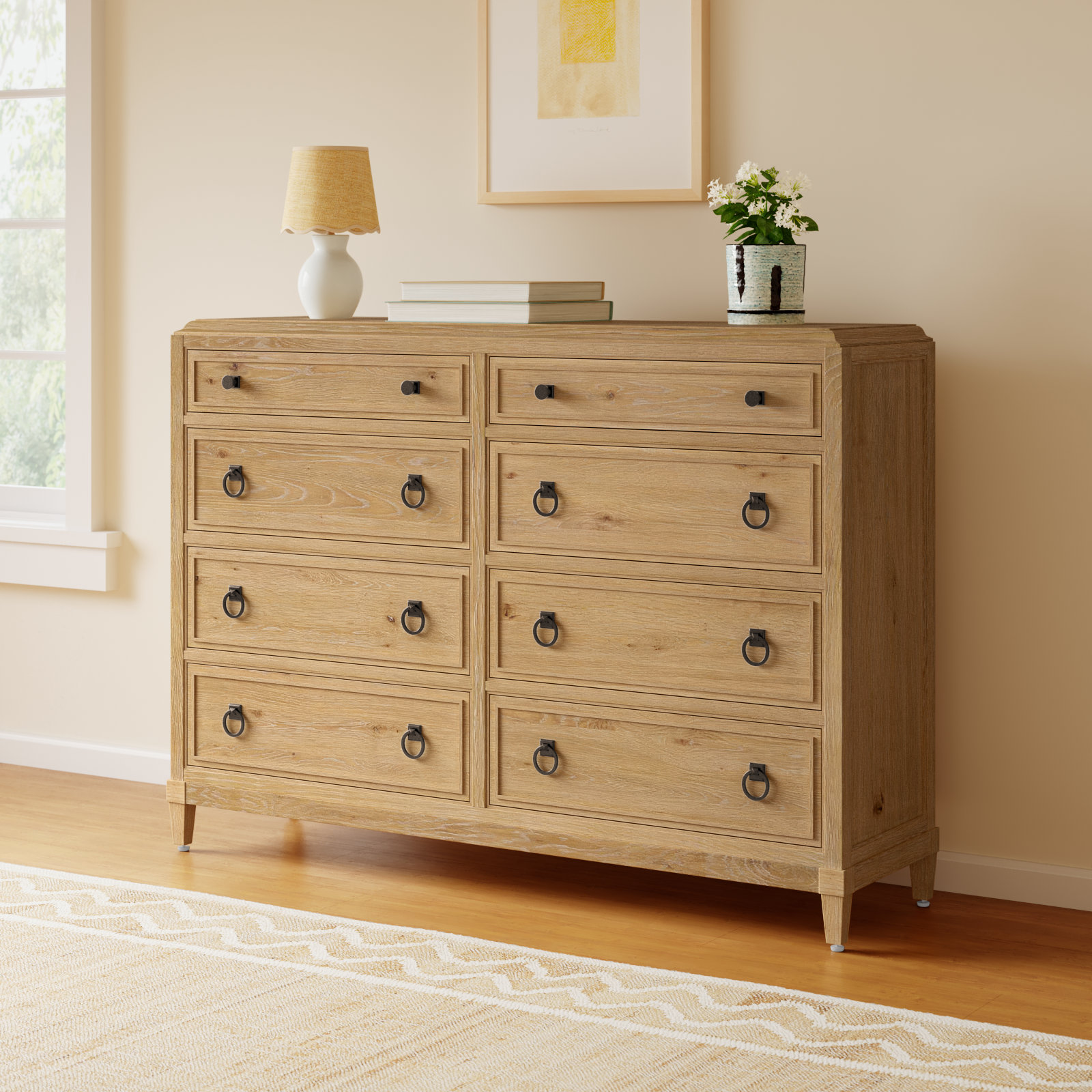 Hayes 67" Double Dresser, Tan