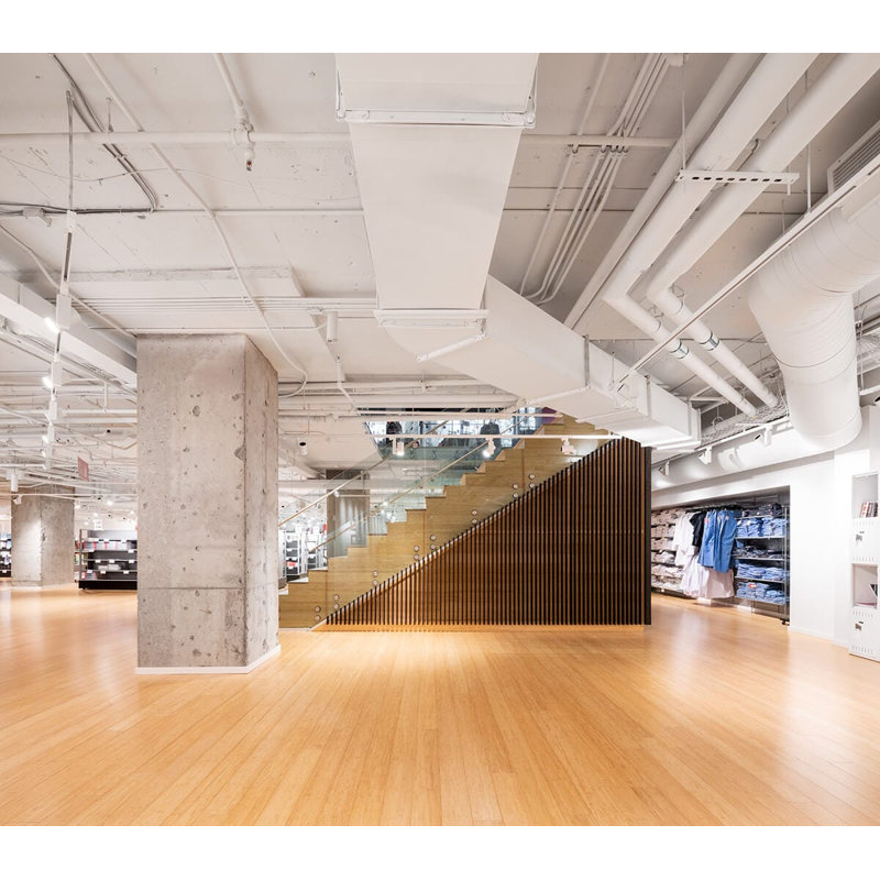 Plancher en bambou densifié T&G de Bamboo Design & Architecture, naturel, Bois naturel
