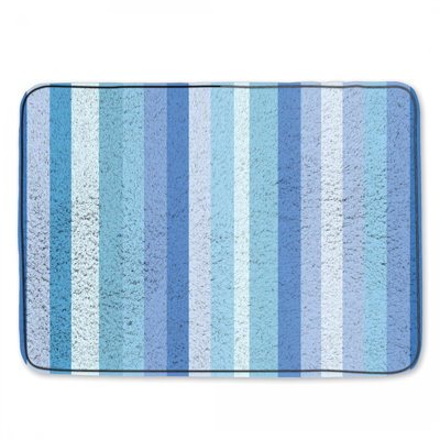 Tapis de bain à rayures