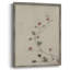 Impression florale vintage encadrée CXCV - bois massif