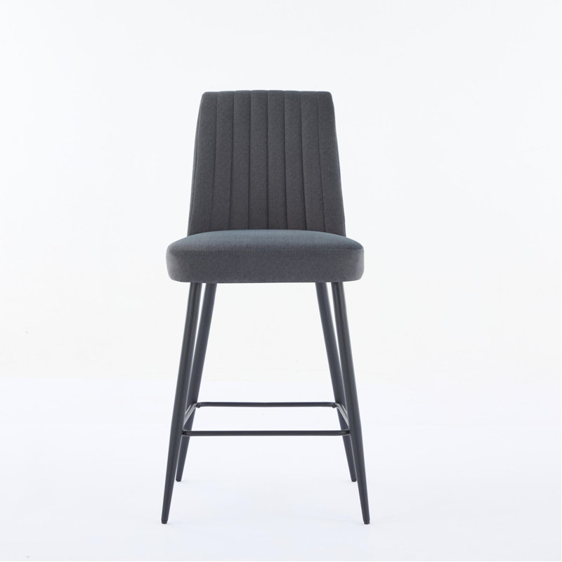 Chaise de bar, Gris foncé