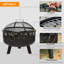 Afreena Round Steel Charcoal Fire Pit