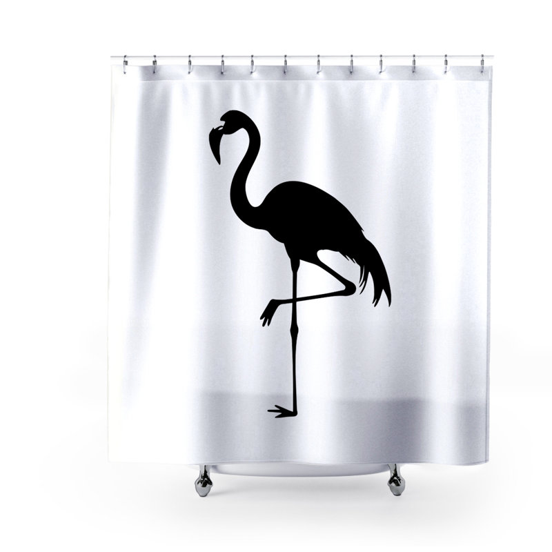 Rideau de douche Anilla Flamingo