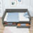 Queen Upholstered Daybed Bed with 2 Drawers and USB Ports-233770588