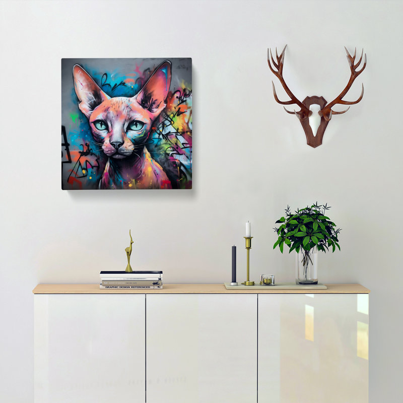 Sphynx Cat Graffiti - No Frame Print