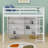 Solid Wood Loft Bed With 8 Open Storage Shelves, Built-In Ladder-333193847
