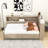 3 Drawers Wood Daybed with Shelves-727620246