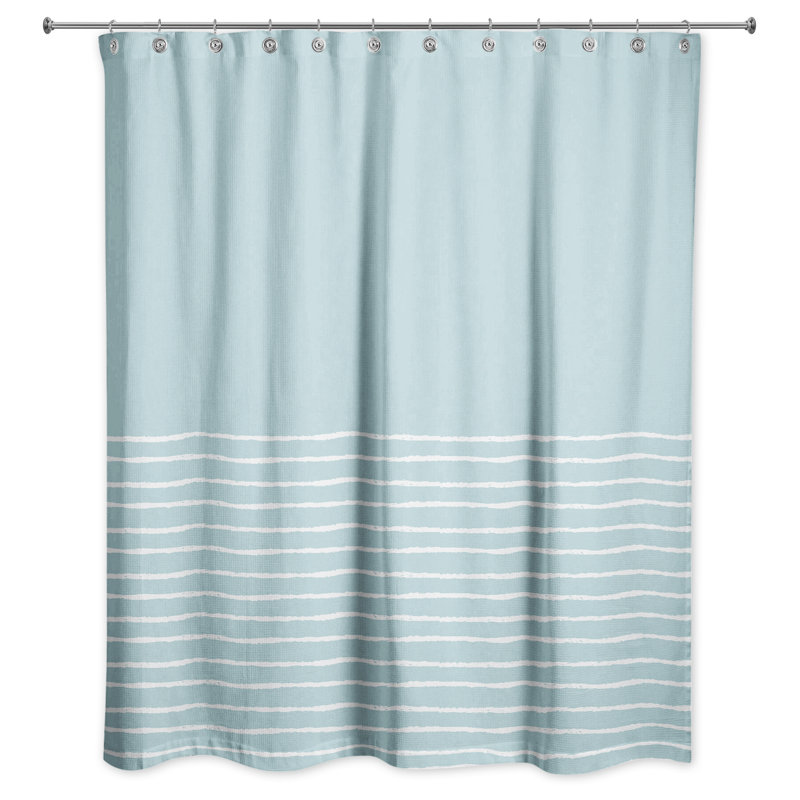 Rideau de douche Stream, Bleu sarcelle