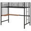 Lit mezzanine en métal avec bureau Dilana-1011321430
