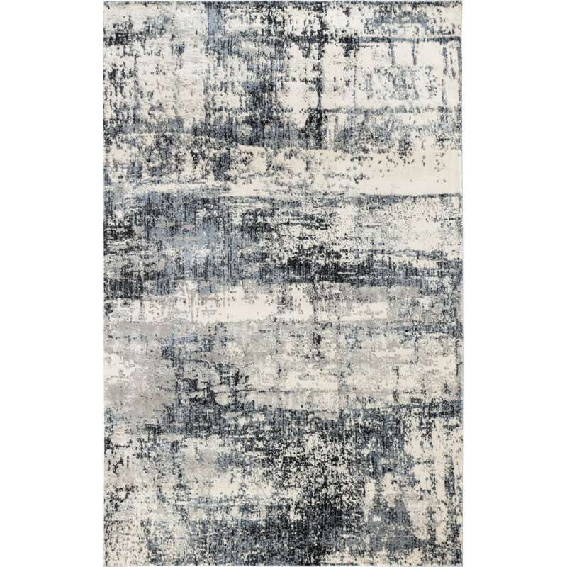 Kelson Abstract Indoor Rug, Rectangle 3'3" x 5'3"